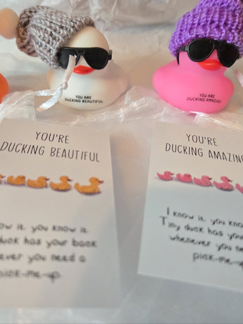 You Are Ducking Inspirational Rubber Duck -5 Sets Of 5 Pc New! - Picture 4 of 6